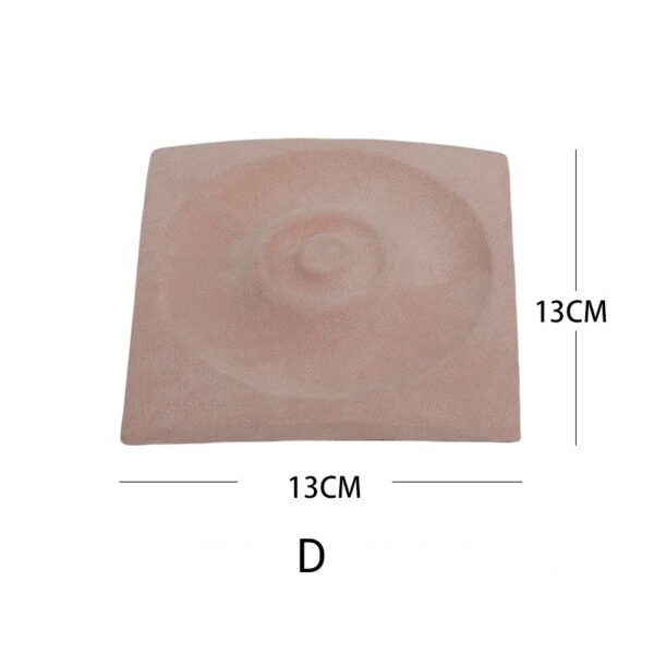 Rosa Samt-Schmuck-Display-Tablett für Ring, Halskette und Armband ()