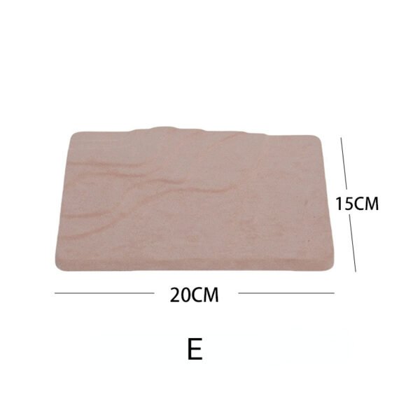 Rosa Samt-Schmuck-Display-Tablett für Ring, Halskette und Armband ()
