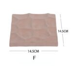 Rosa Samt-Schmuck-Display-Tablett für Ring, Halskette und Armband ()