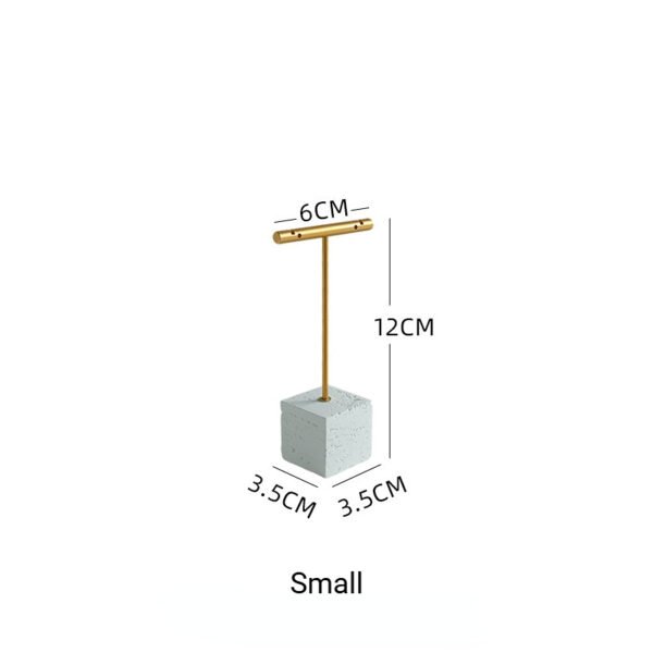 Single Pair T Bar Earring Stand with Holes ()