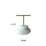 Small White T bar Earring Display Stand ()