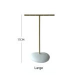 Small White T bar Earring Display Stand ()