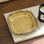Vintage-Gold-Schmuck-Display-Tablett für Halsketten, Armbänder, Ringe ()