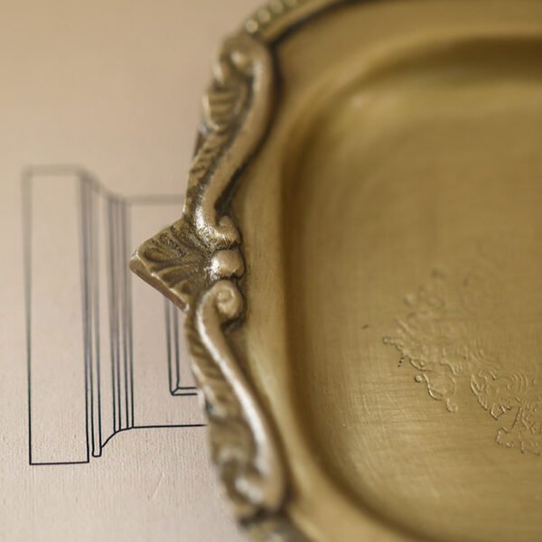 Vintage-Gold-Schmuck-Display-Tablett für Halsketten, Armbänder, Ringe ()