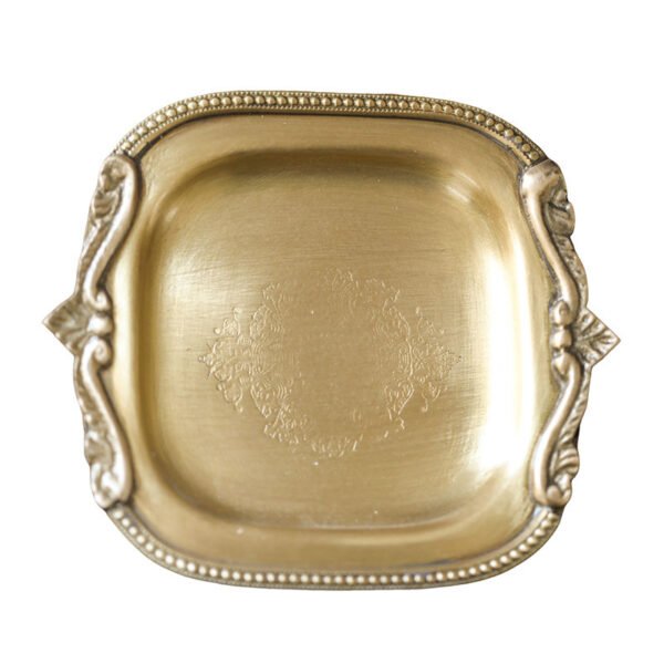Vintage-Gold-Schmuck-Display-Tablett für Halsketten, Armbänder, Ringe ()
