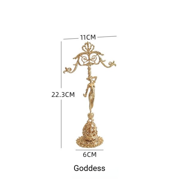 Vintage Gold Standing Up Earring Stands for Dangle Earring ()