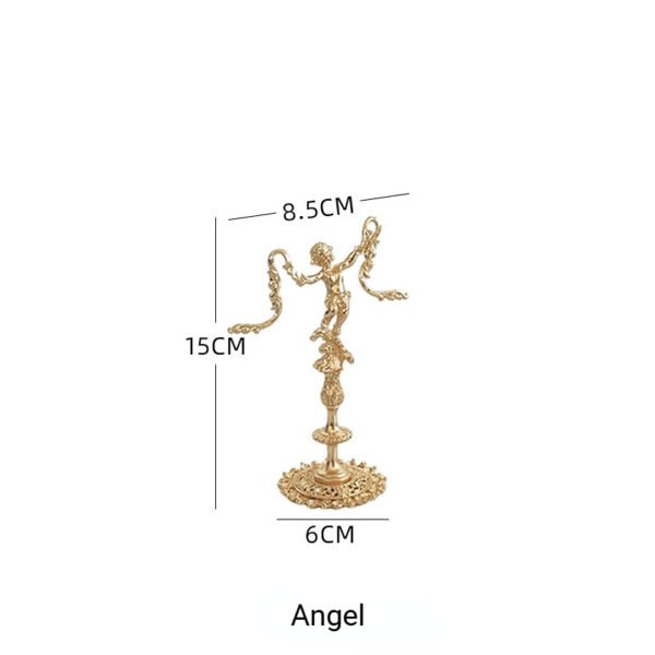 Vintage Gold Standing Up Earring Stands for Dangle Earring ()