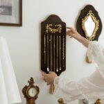 Wall Mounted Jewelry Display Holder for Necklace Earrings ()