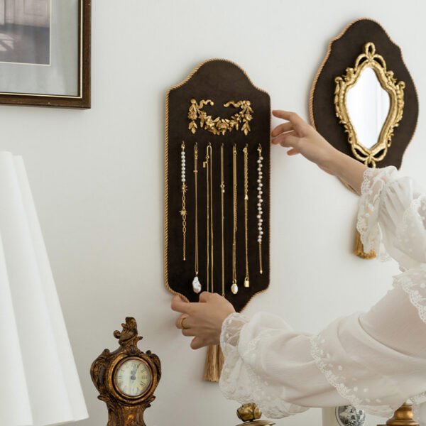 Wall Mounted Jewelry Display Holder for Necklace Earrings ()