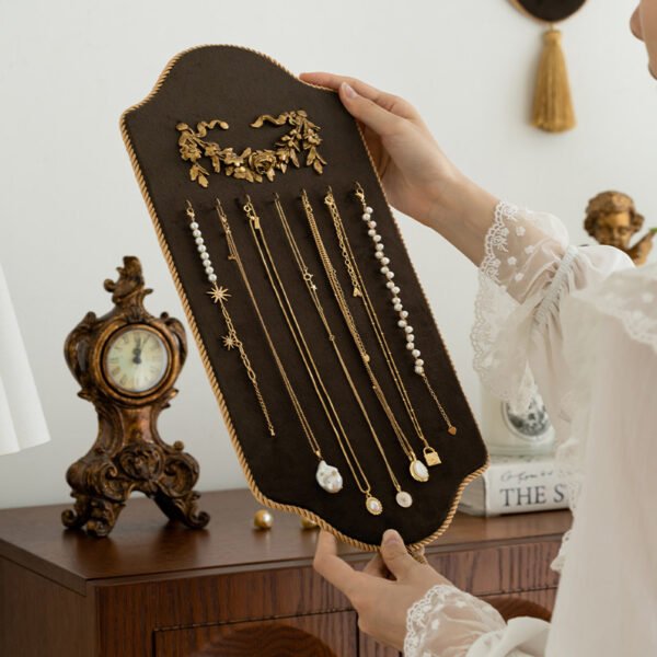 Wall Mounted Jewelry Display Holder for Necklace Earrings ()