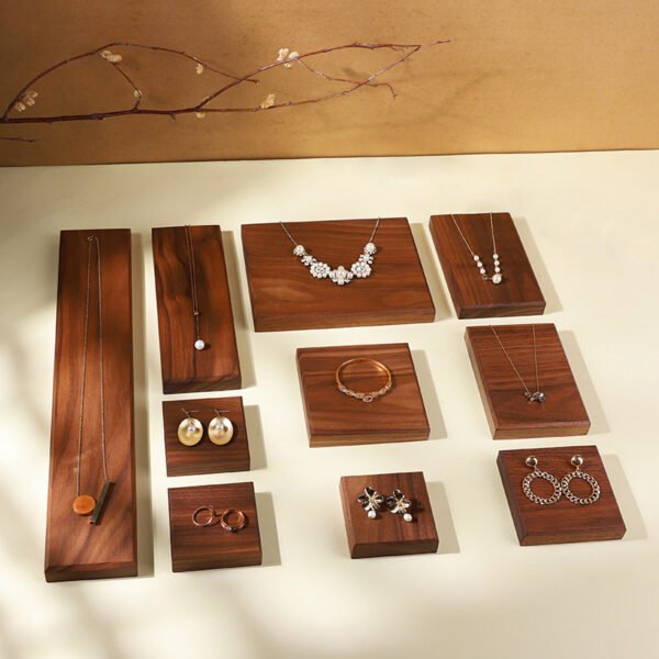 Schmuck-Präsentationstablett aus Holz ()