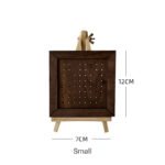 Wooden Pegboard Earring Display Stand for Multiple Earrings ()