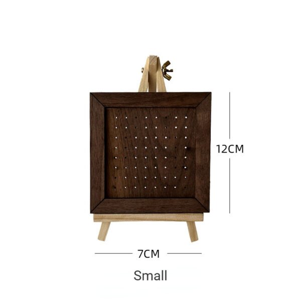 Wooden Pegboard Earring Display Stand for Multiple Earrings ()
