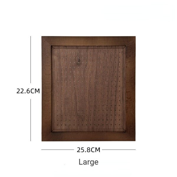 Wooden Pegboard Earring Display Stand for Multiple Earrings ()