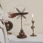 Antique Freestanding Wooden Tabletop Mirror for Dressing Table ()