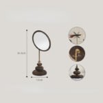 Antique Freestanding Wooden Tabletop Mirror for Dressing Table ()