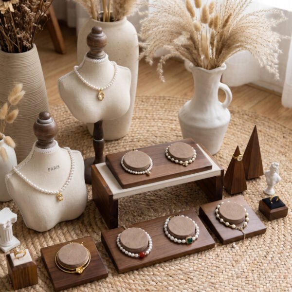 Vintage Wooden SingleTwo Watch and Bracelet Holder ()