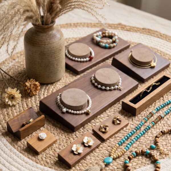 Vintage Wooden SingleTwo Watch and Bracelet Holder ()