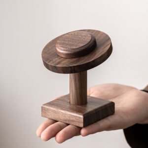Wood Single Bangle Bracelet Stand Holder for Shop ()