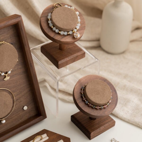 Présentoir à bracelet unique en bois ()